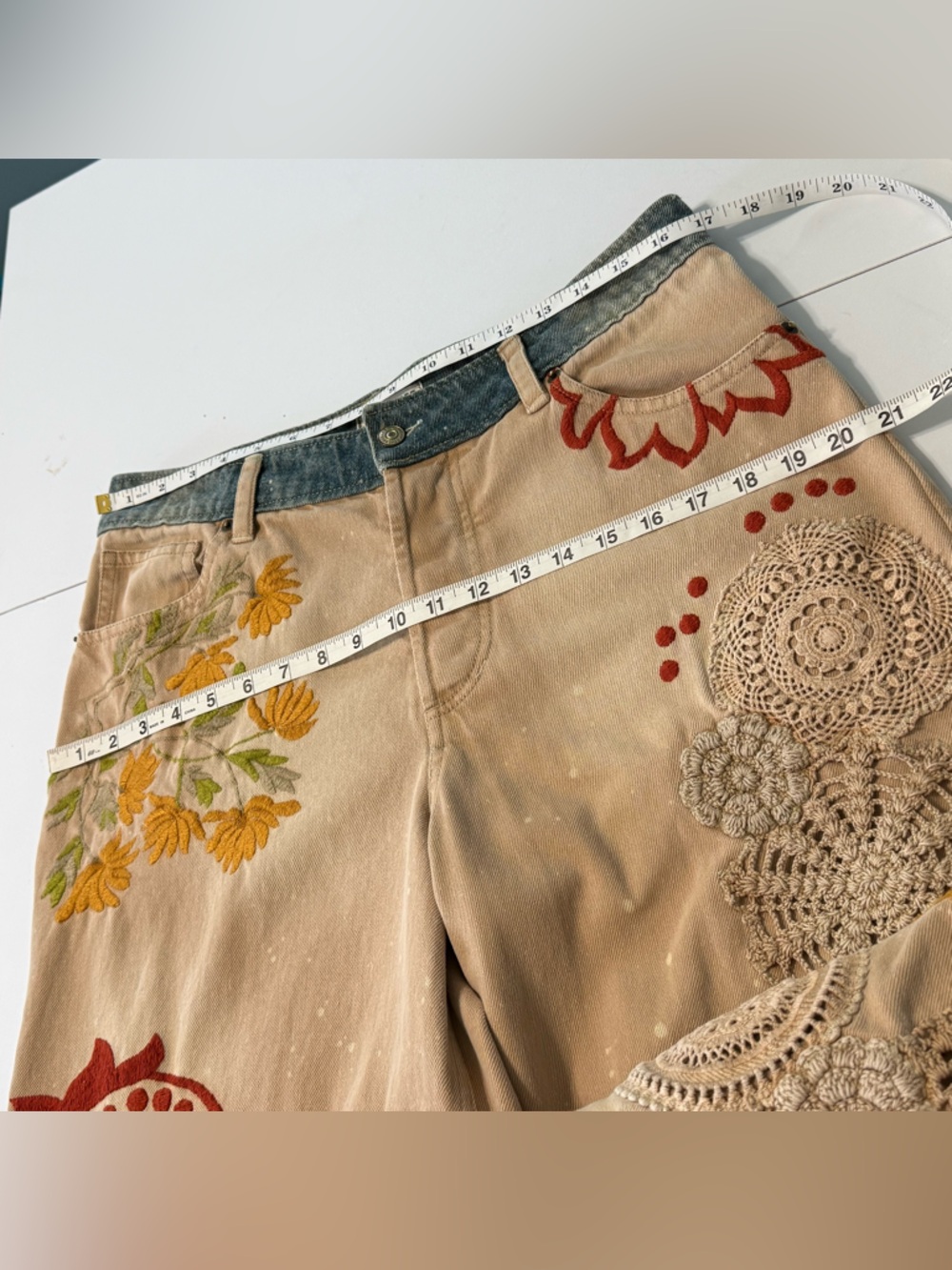 Free People We The Free Falling Love Wide Leg Jeans Size 31 - Picture 14 of 17